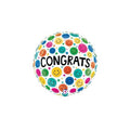 Congrats Smiley Balloon