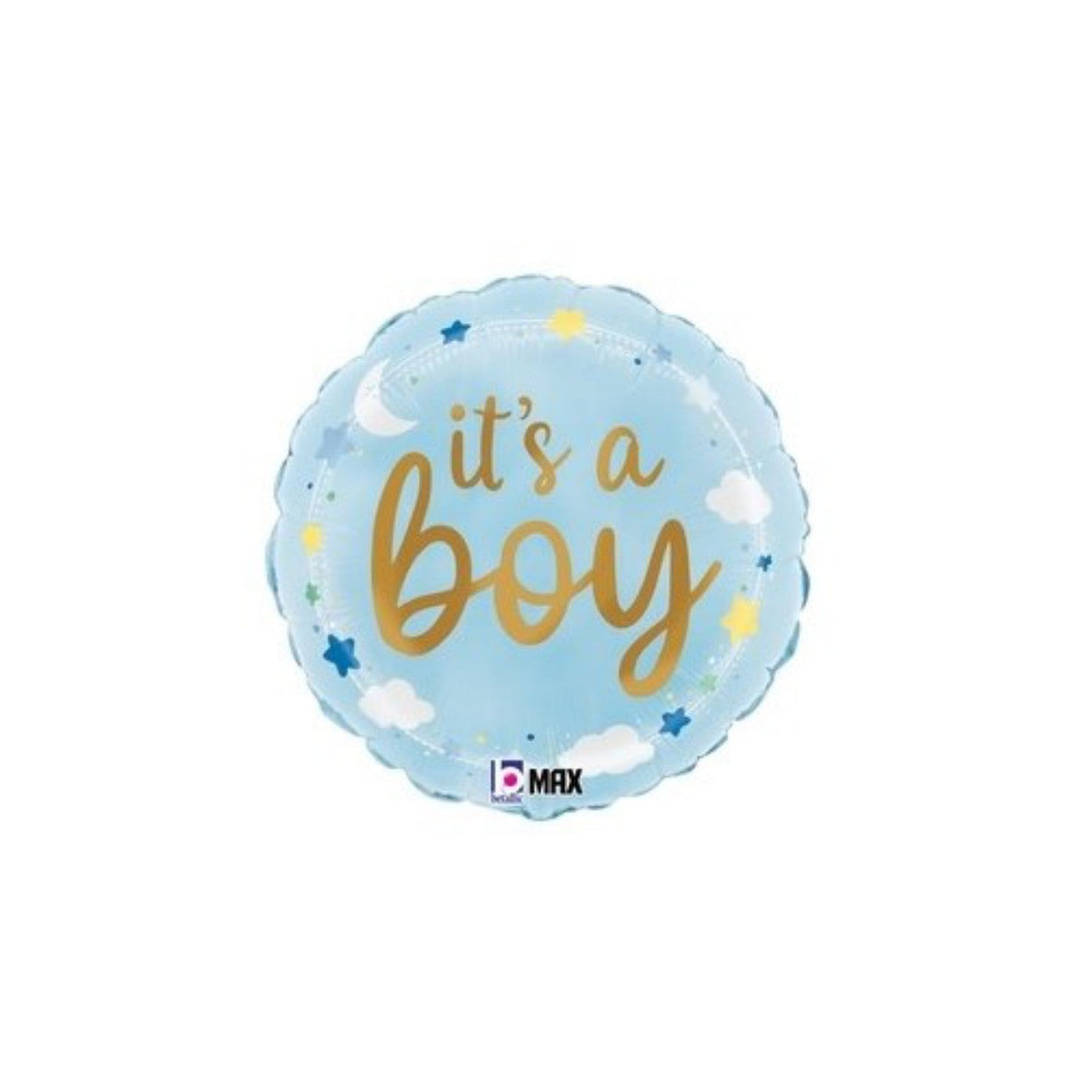 It's a Boy Stars & Clouds Balloon